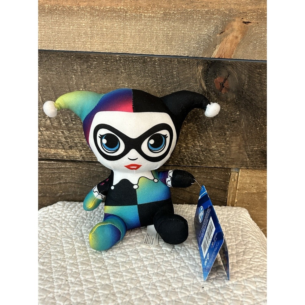 Toy Factory Justice League Big Head Gradient Harley Quinn Plush Doll 10". 2024